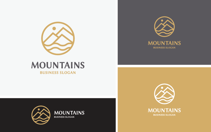 Montagnes - Logo Mer et Soleil