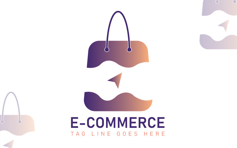 Šablona loga E Commerce - šablona loga obchodu