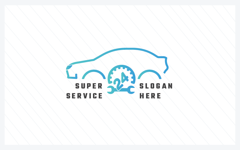 Super Auto Services Pro-logotypmallar
