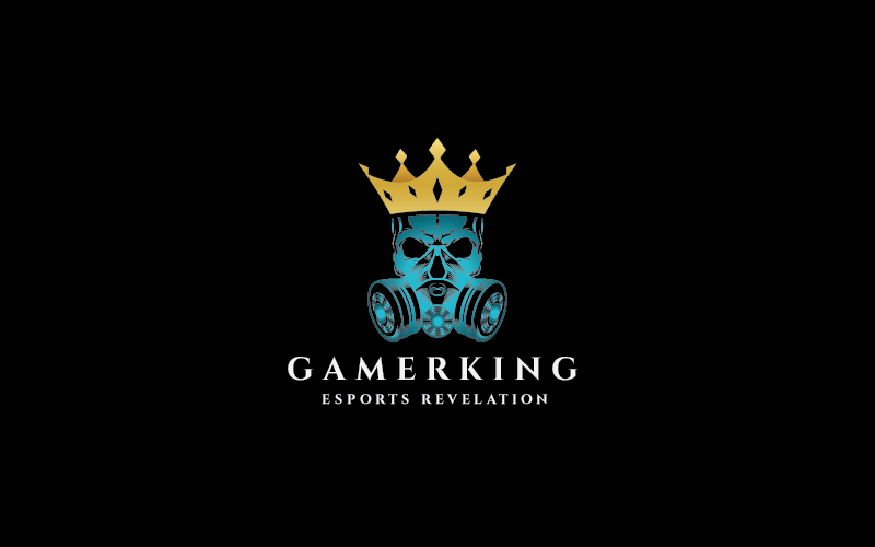 Szablony logo Gamer King Esport Pro