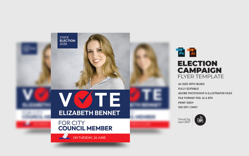 Modèle de dépliant de candidat aux élections_V03