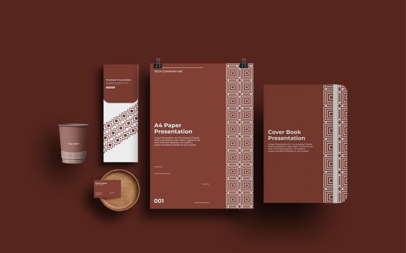 Branding-Briefpapier-Mockup-Vorlage