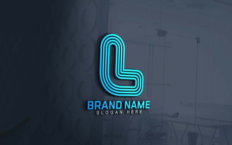 Design de logotipo para Web e aplicativo L