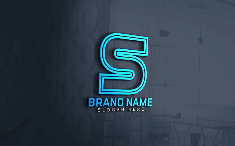 Дизайн логотипа бренда для веб-сайтов и приложений S