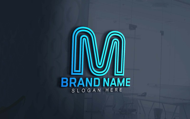 Projekt logo M sieci i aplikacji