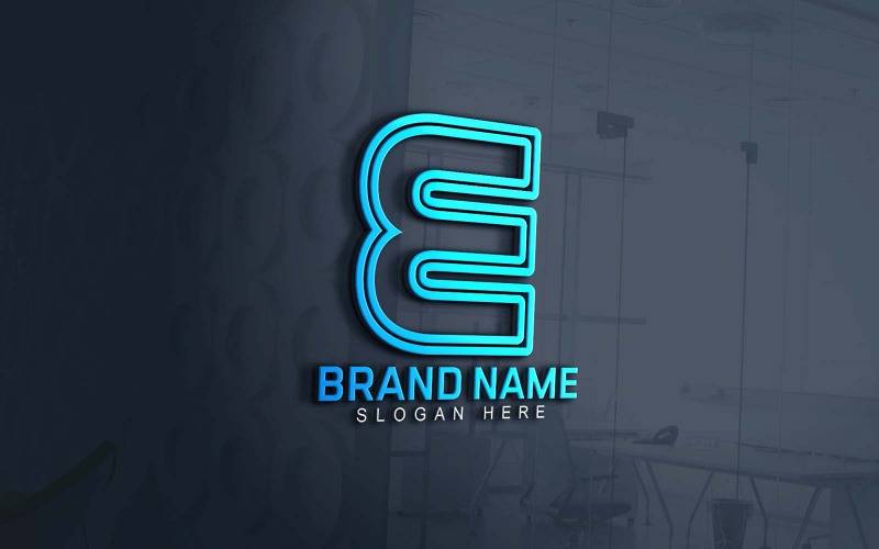 Web A App E Logo Design