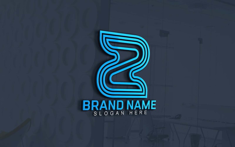 Дизайн логотипа бренда для веб и приложений Z