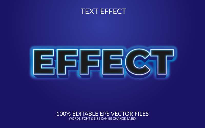 Effekt vektor eps text effekt design