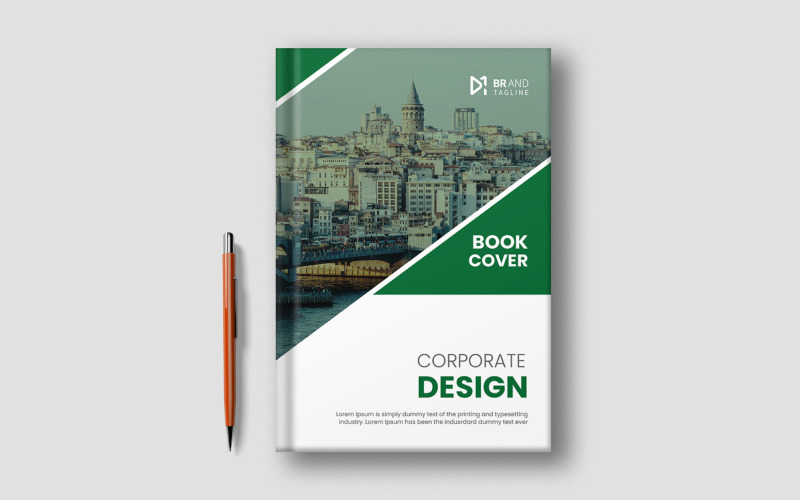 Vállalati könyv tiszta design