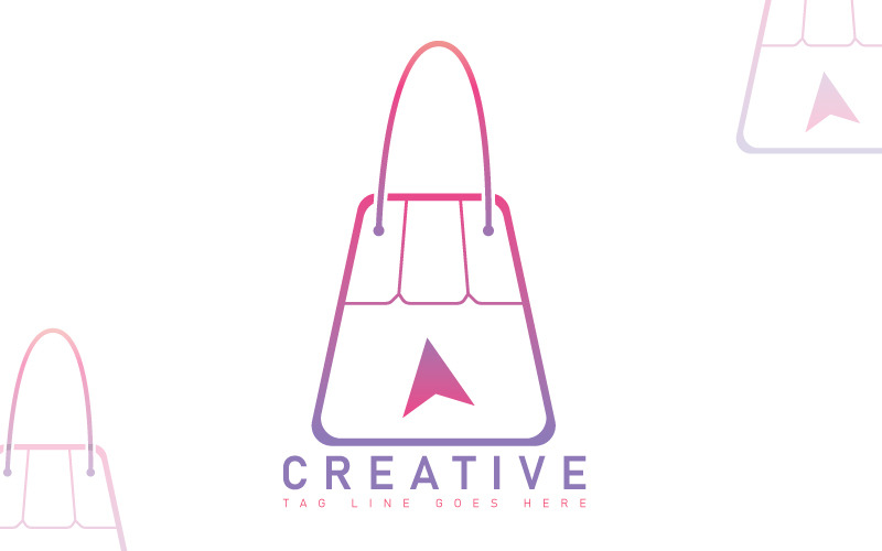 Logo du commerce électronique - Modèle de magasin numérique