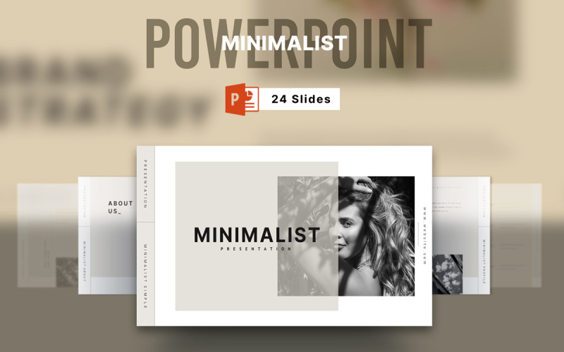 Modello di presentazione PowerPoint minimalista