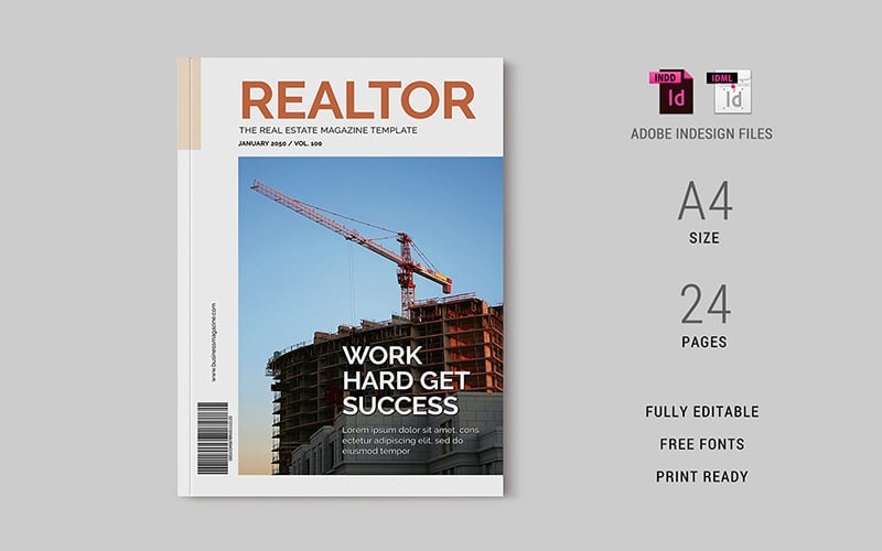 Modelo de revista imobiliária