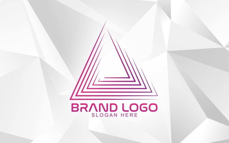 Yaratıcı Marka Logo Tasarımı - Üçgen