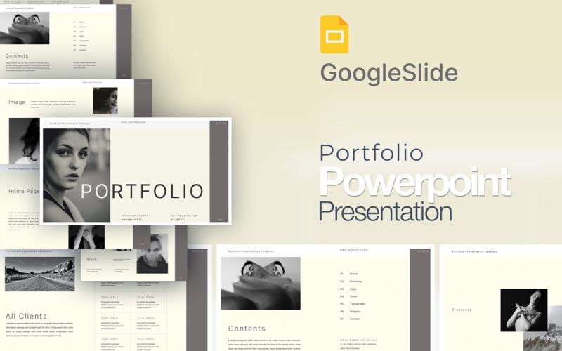 Portfoliopresentatiesjabloon