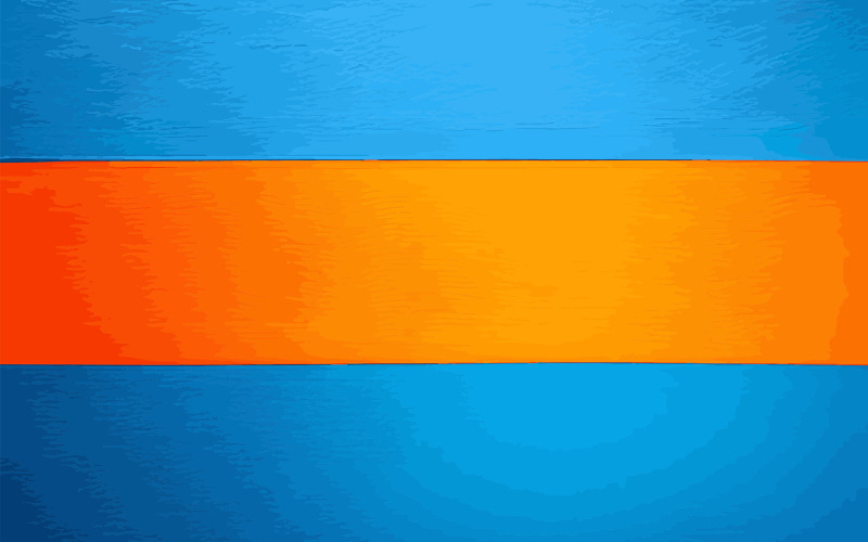 Blå orange grunge vågor abstrakt bakgrund lagerillustration