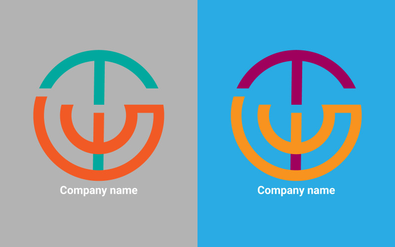 Conception de modèle de conception de logo TCE simple vectoriel