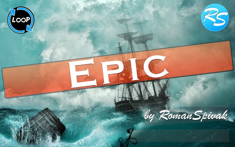 Dramatic Epic Saga Epic Loop Um Trailer Cinematográfico Stock Music