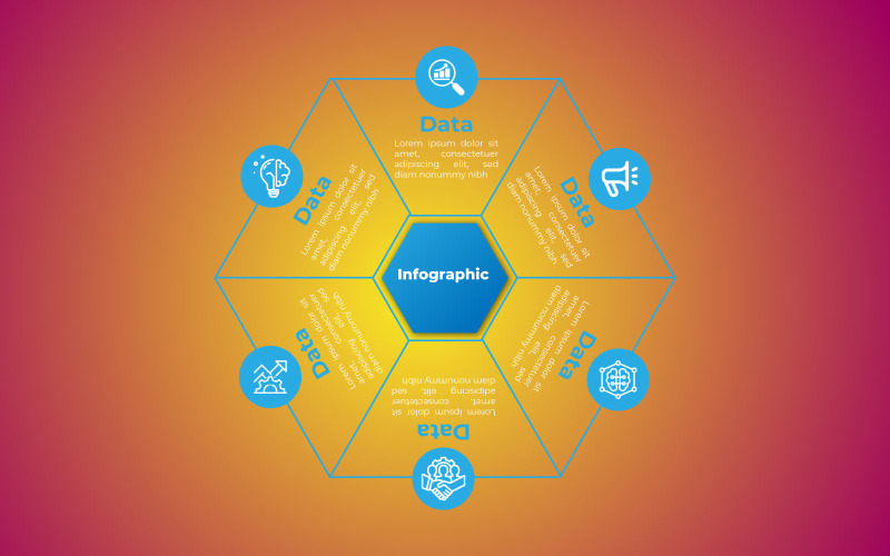 Vector enkel infographic element design