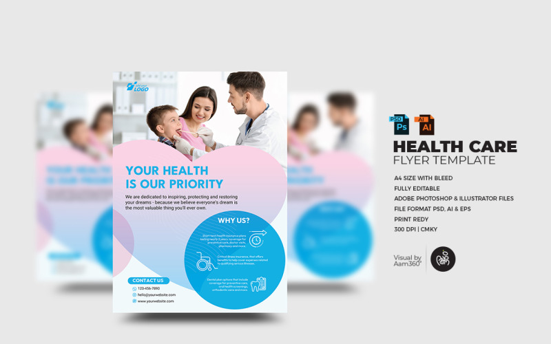 Gezondheidszorg Flyer Template_V02