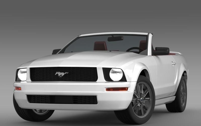 Ford Mustang Cabrio 2005 3D model