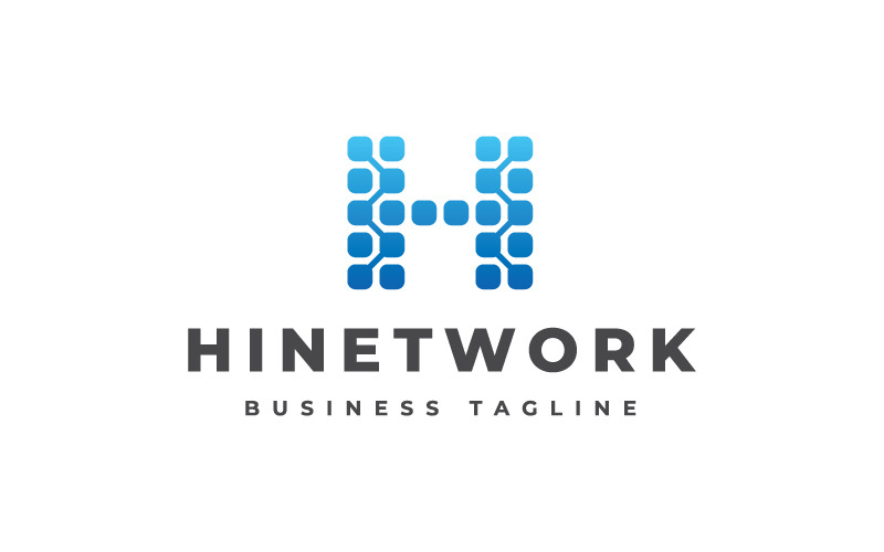 Hinetwork - Logotypmall för bokstaven H