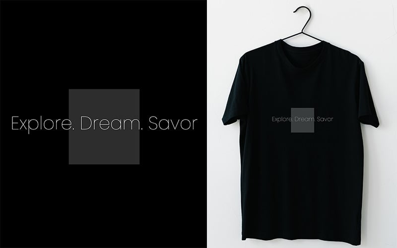 T-shirt - Minimal T-shirt design