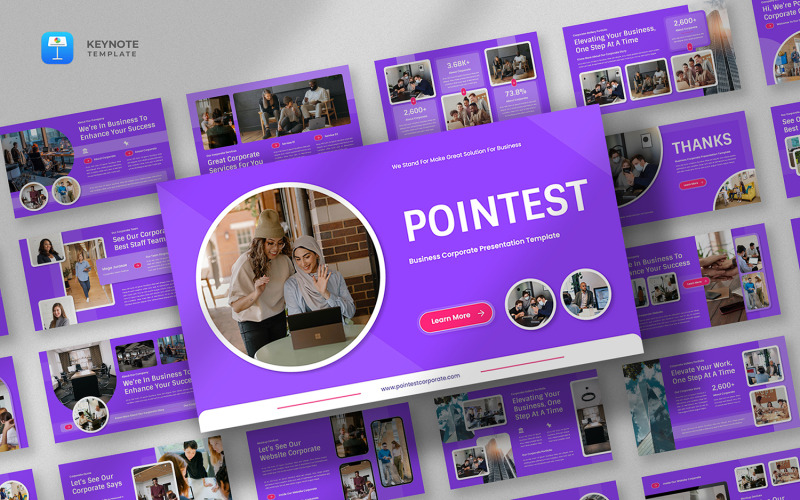 Pointest - Corporate Business Keynote-sjabloon
