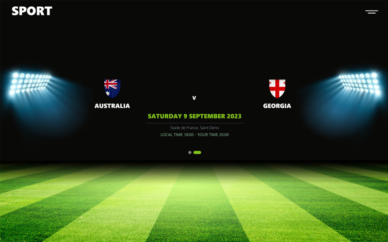 Plantilla de sitio HTML de deportes 3WART - TemplateMonster