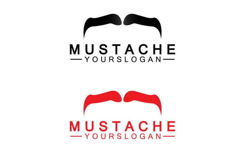 Mustacheicon logotyp vektor v24