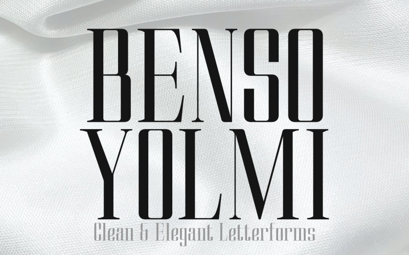 Benso Yolmi 显示衬线