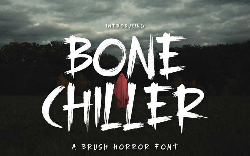 Bonechiller - Brush Horor 字体