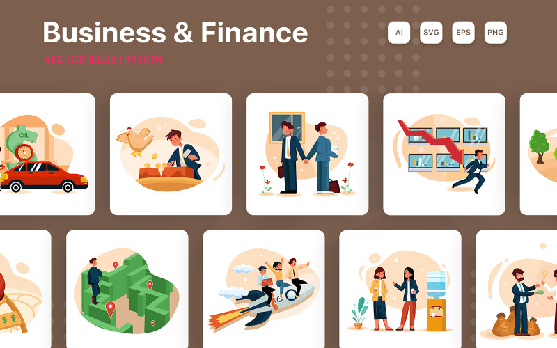 M204_ Paquete de ilustraciones para empresas y startups