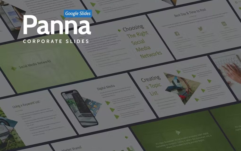 Panna - Diapositives Google fraîches et simples