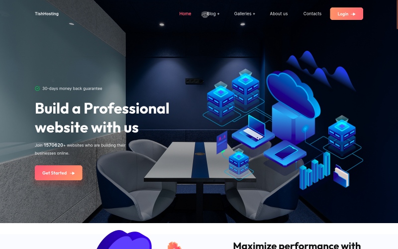 TishHosting - Värd för WordPress-tema