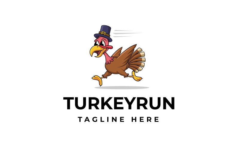 Логотип TurkeyRun, логотип BirdRun, логотип ChickenRun