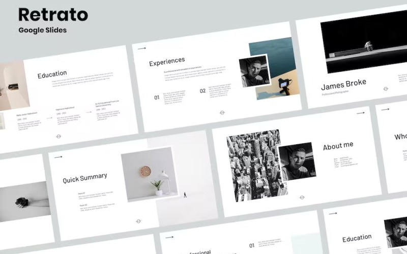 Особисте резюме CV Google Slides