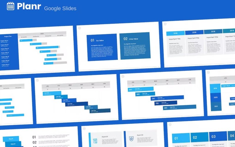 Planr – Üzleti terv munkafolyamat Google Diák