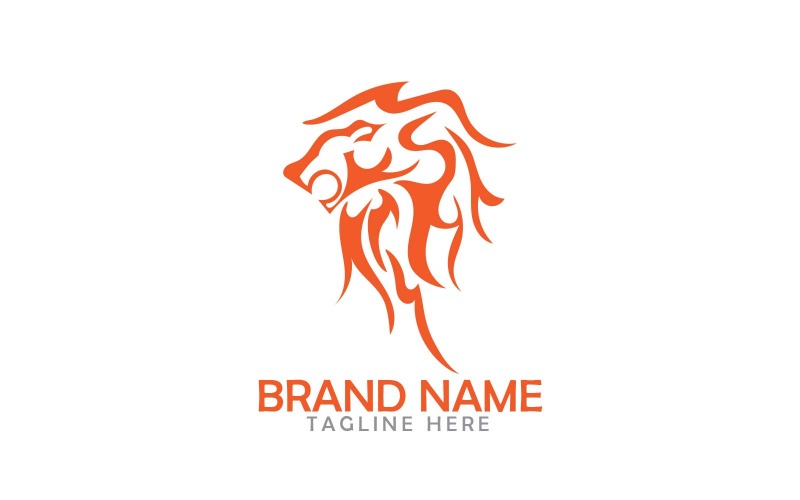 Professionell och modern design av Lion-logotyp
