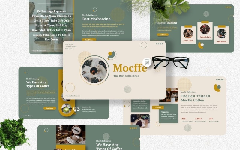 Mocffe - Modello PowerPoint per caffetteria