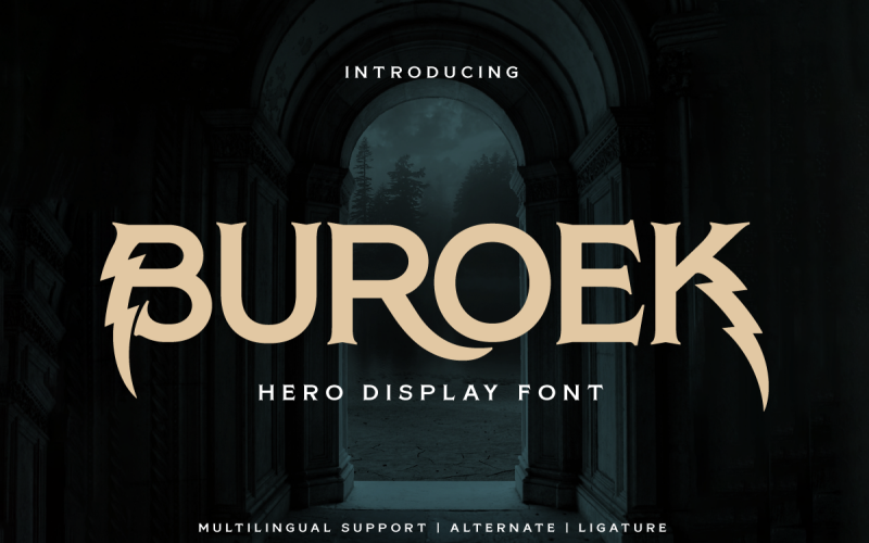 Buroek | Mostrar fuente de héroe