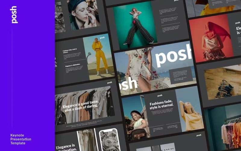 Posh – Fashion Business Google Slides