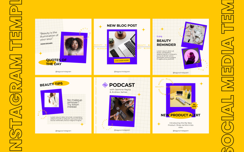 Free Online Book Store Template For Social Media Promotion