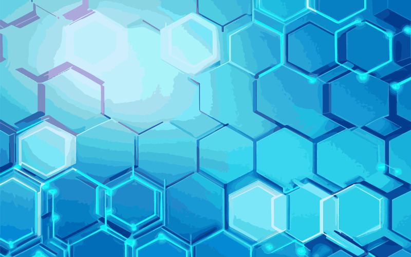 Hexagons pattern Geometric abstract background