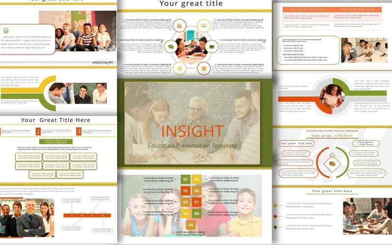 INSIGHT Education  PowerPoint Presentation Template