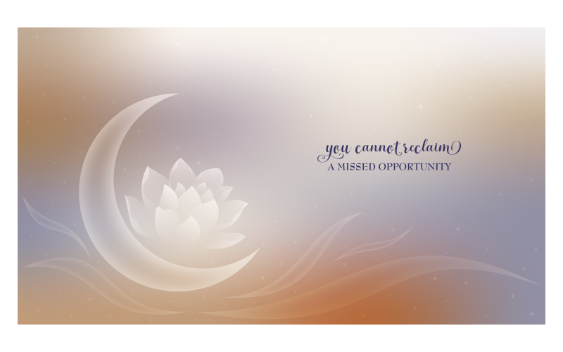 Fondo inspirador 14400x8100px en combinación de colores naranja con mensaje sobre oportunidades