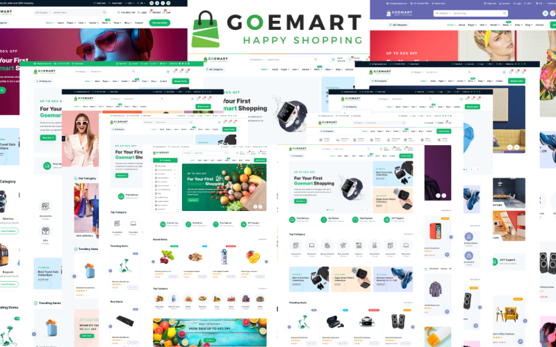 Goemart — Многоцелевой HTML5-шаблон электронной коммерции