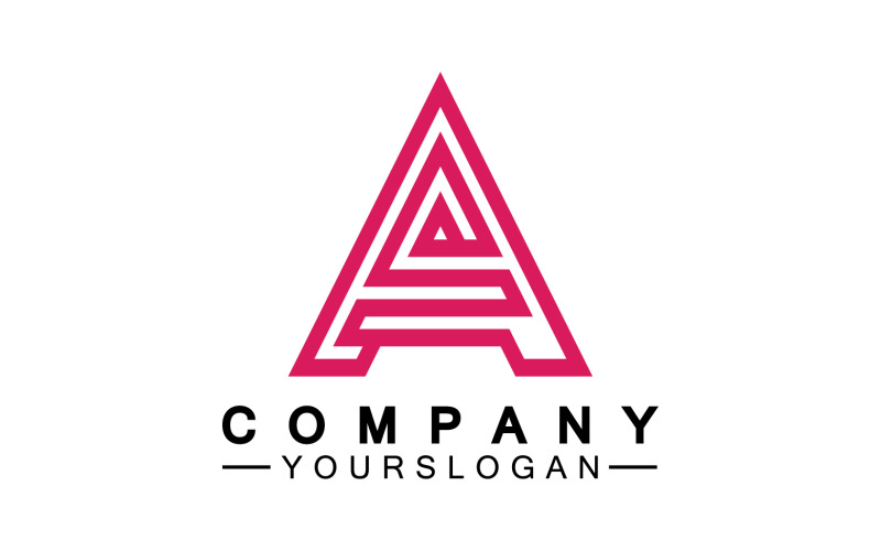 Un vecteur de logo de nom initial de lettre v26