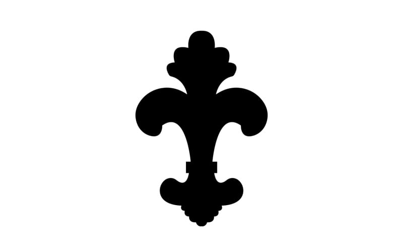 Logo de modèle de symbole d'icône de lance v1