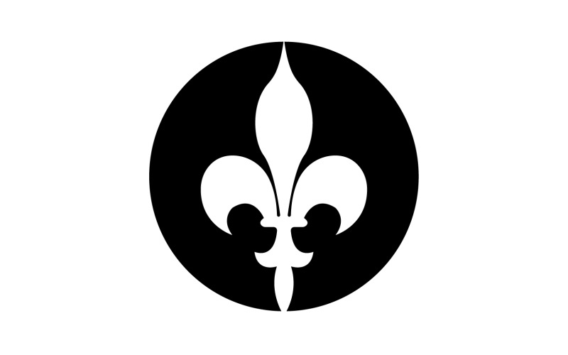 Logotipo do modelo de símbolo de ícone de lança v34