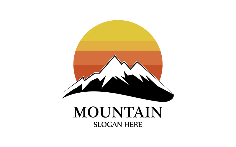 Modèle vectoriel de logo d'icône de soleil; mangé v12